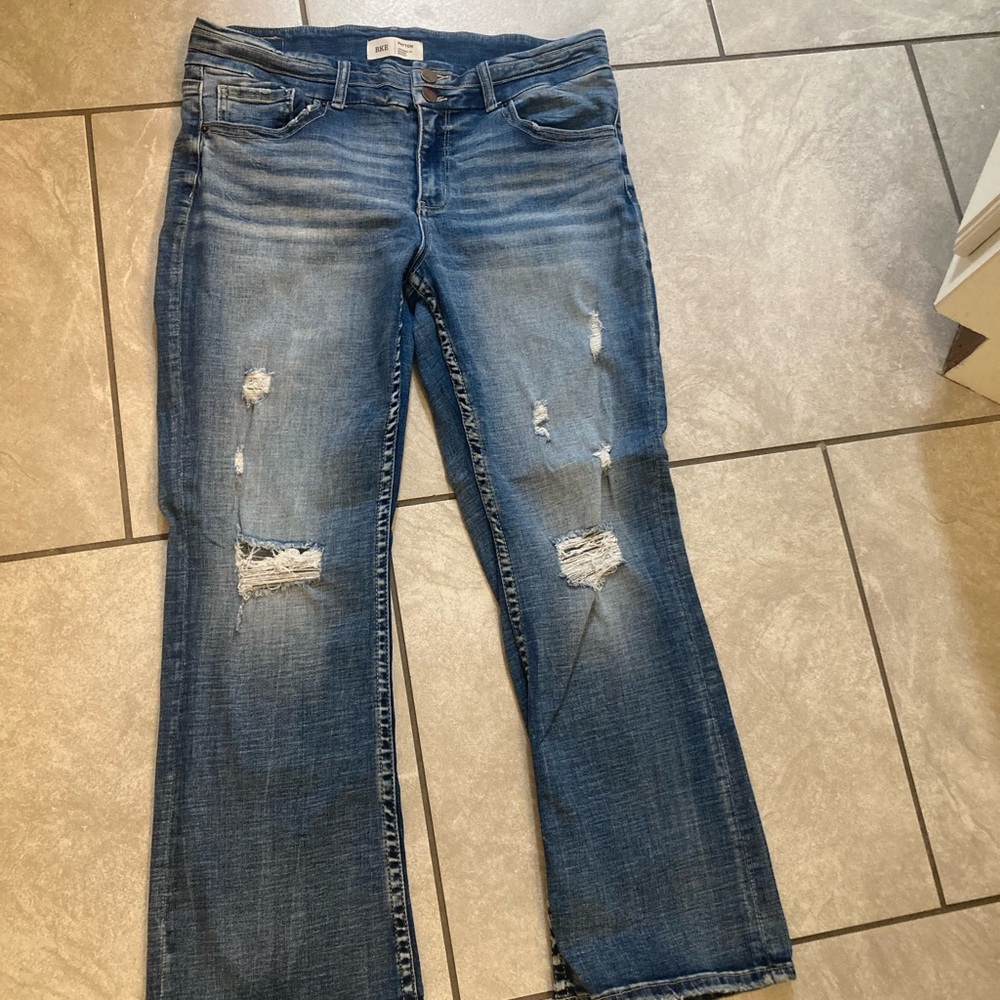 BKE Classic Blue Boot Cut Jeans